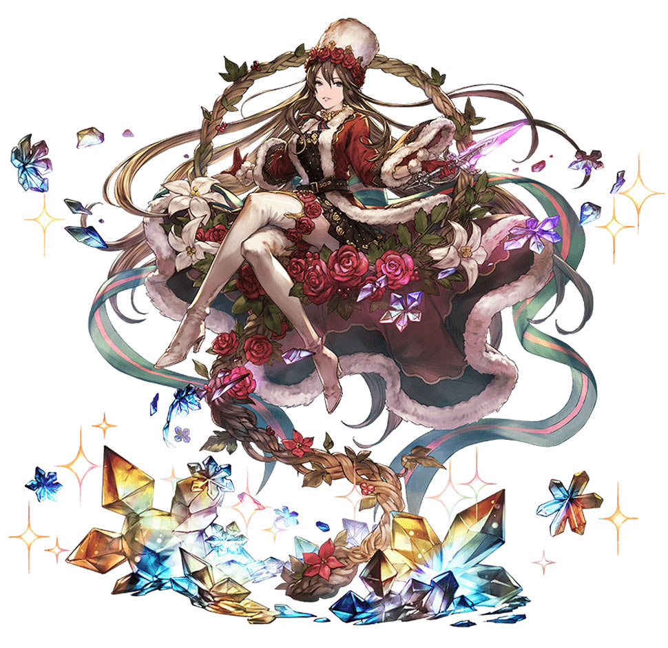 Holiday Rosetta Artwork from Granblue Fantasy