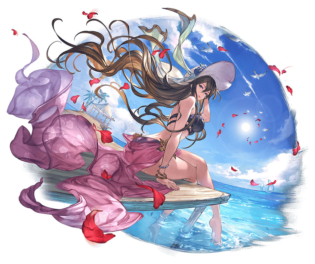 Summer Rosetta Artwork from Granblue Fantasy