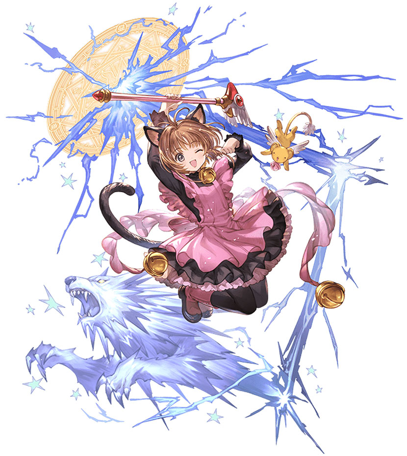The Thunder Sakura Kinomoto Character Art from Granblue Fantasy