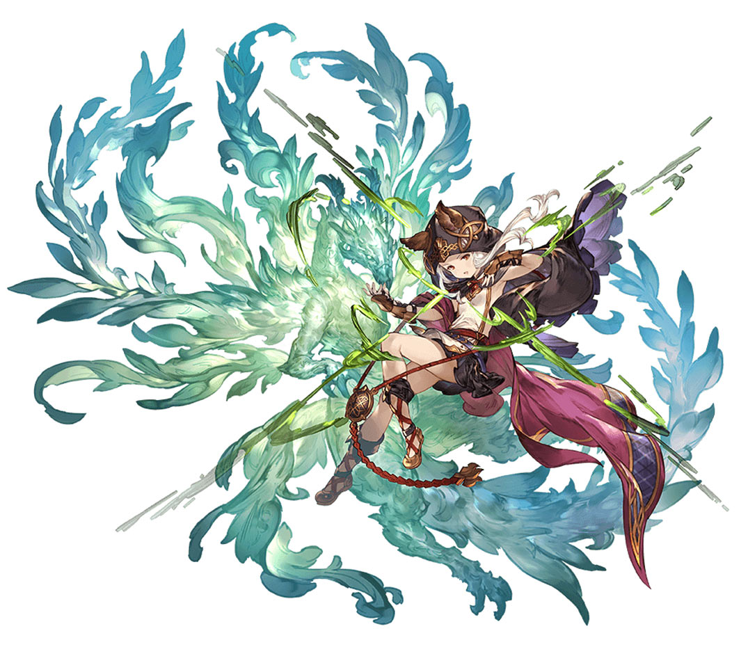 Scathacha, Battle Art from Granblue Fantasy