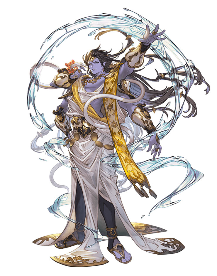 Summer Shiva Art from Granblue Fantasy