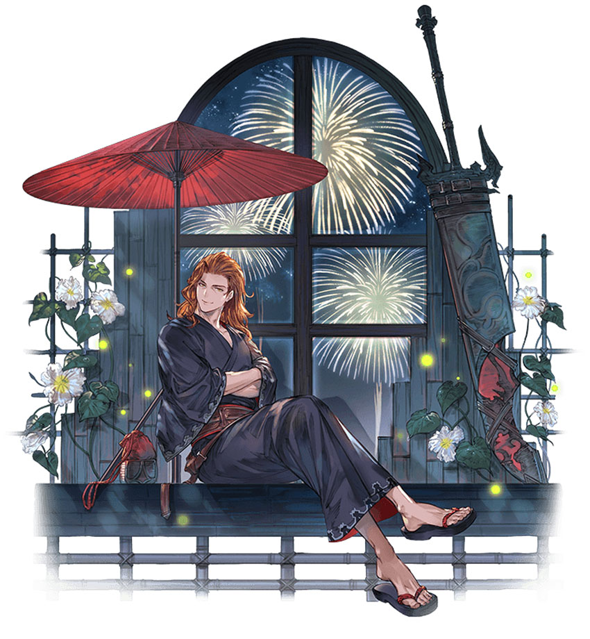 Summer Siegfried Artwork from Granblue Fantasy