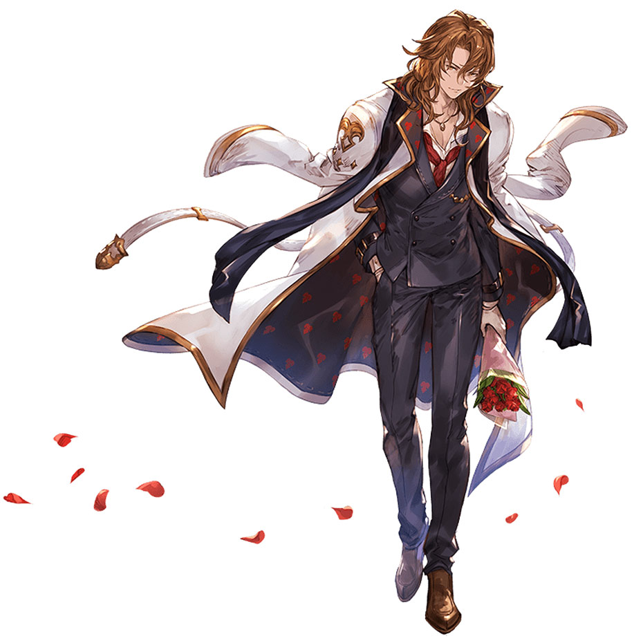 The Dragon Knights Siegfried Character Art from Granblue Fantasy