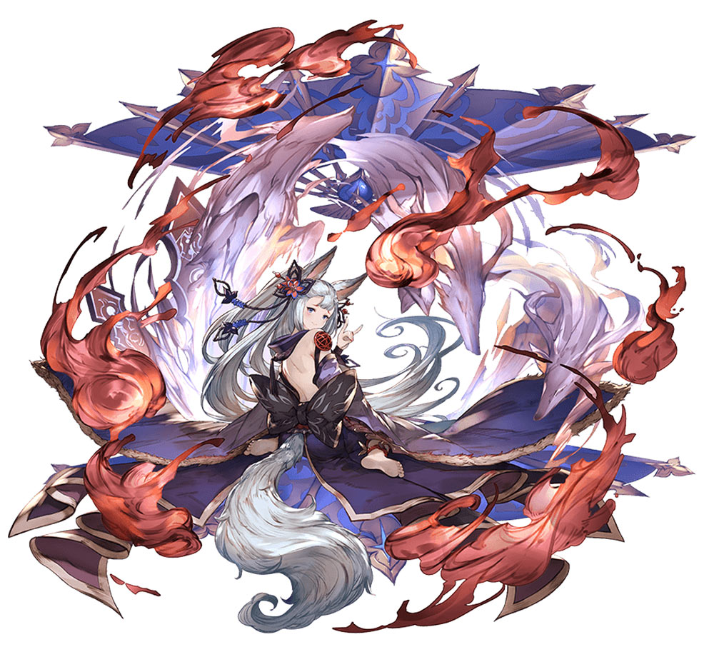 Fire Societte, Battle Art from Granblue Fantasy