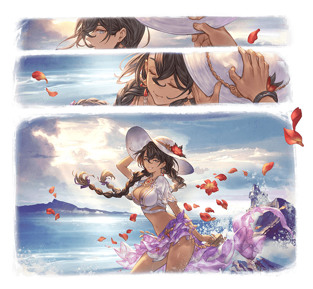 Summer Tabina Artwork from Granblue Fantasy