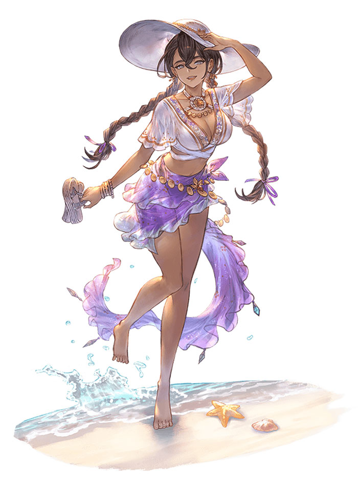 Summer Tabina Art from Granblue Fantasy