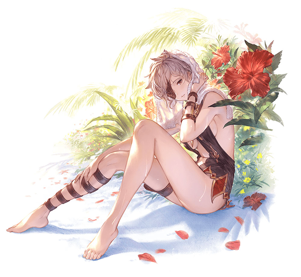 Summer Tanya Illustration from Granblue Fantasy