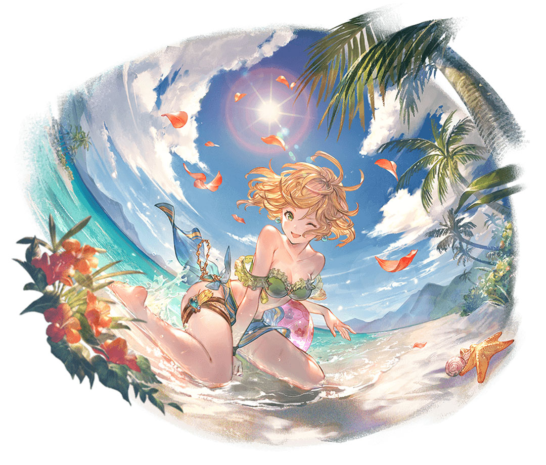 Summer Teena Artwork from Granblue Fantasy