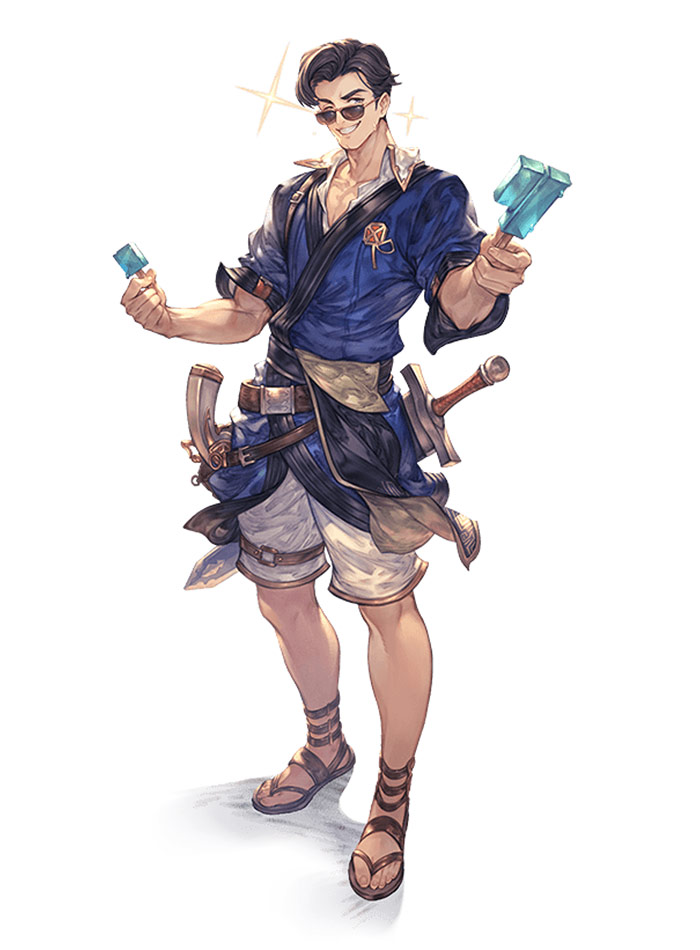 Yukata Tyre Art from Granblue Fantasy