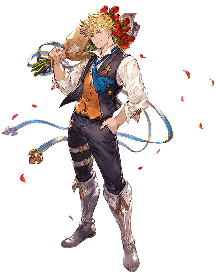 The Dragon Knights Vane Character Art from Granblue Fantasy