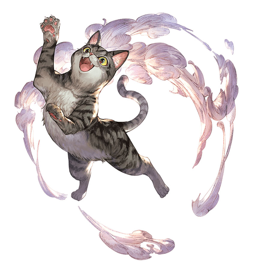 Young Cat, Battle Art from Granblue Fantasy