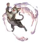 Young Cat, Battle Art