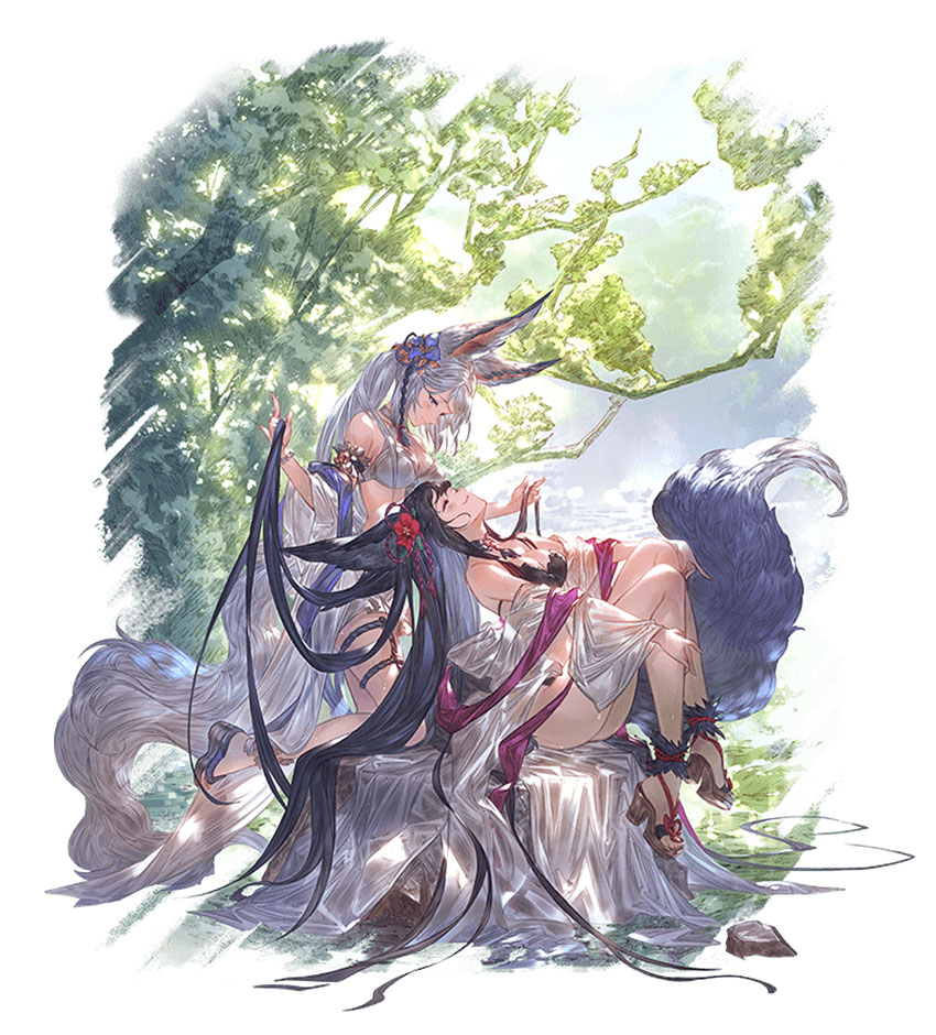 Summer Yuel Artwork from Granblue Fantasy