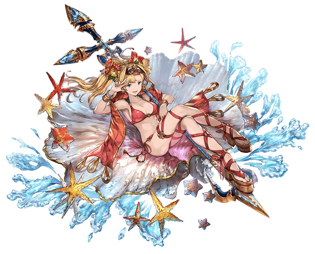 Summer Zeta Artwork from Granblue Fantasy