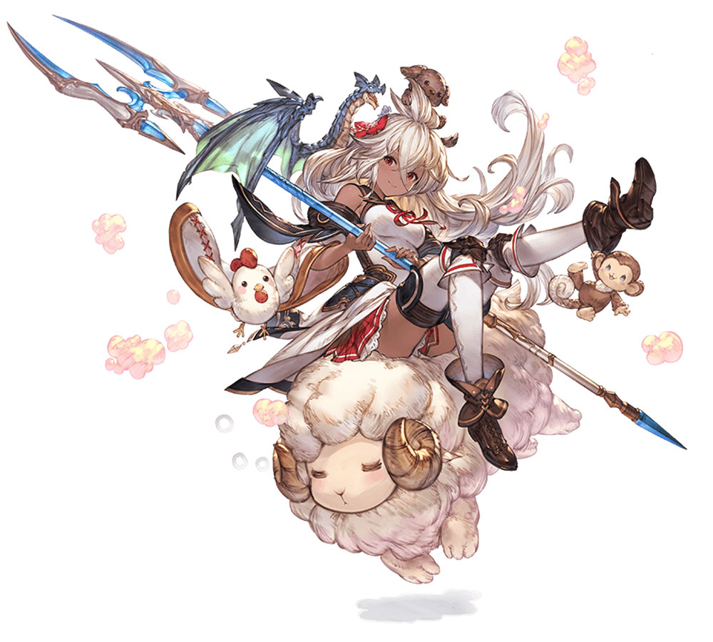 Event Zooey, Battle Art from Granblue Fantasy