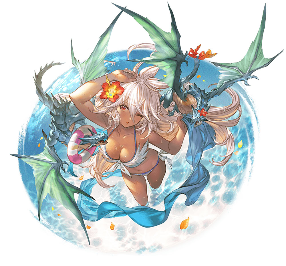 Grand Zooey Illustration from Granblue Fantasy
