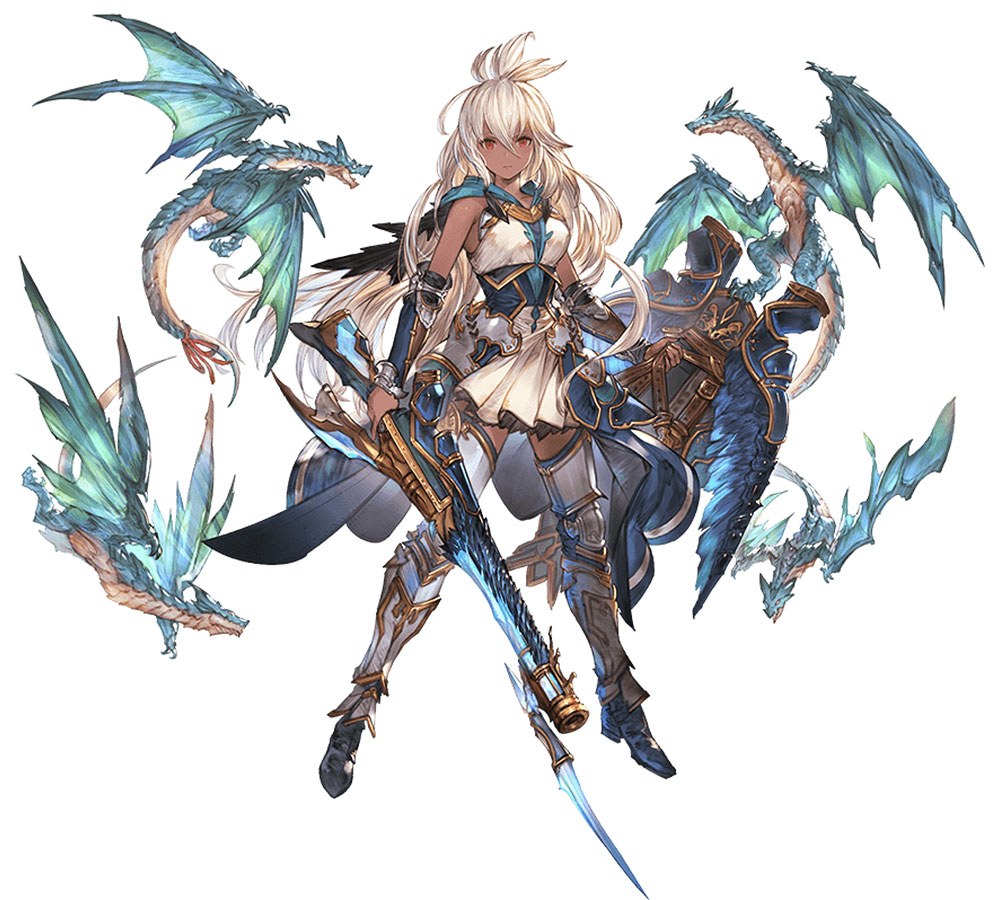 Zooey SSR Character Art from Granblue Fantasy