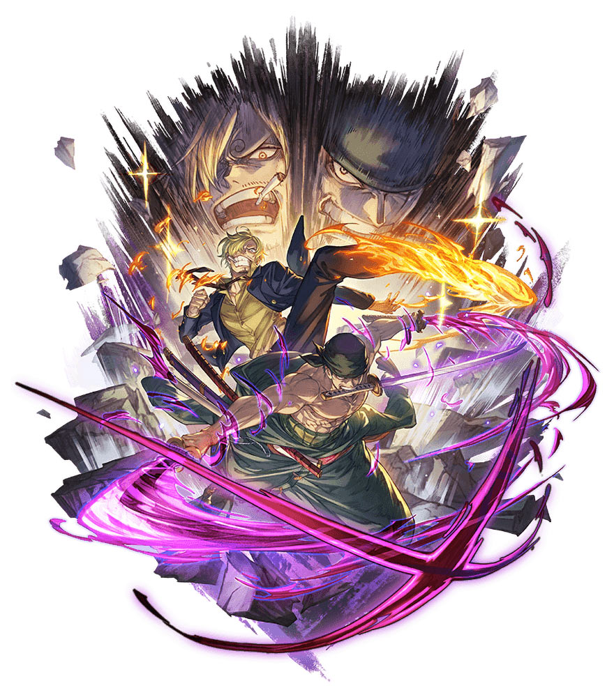 Zoro and Sanji, Battle Art from Granblue Fantasy