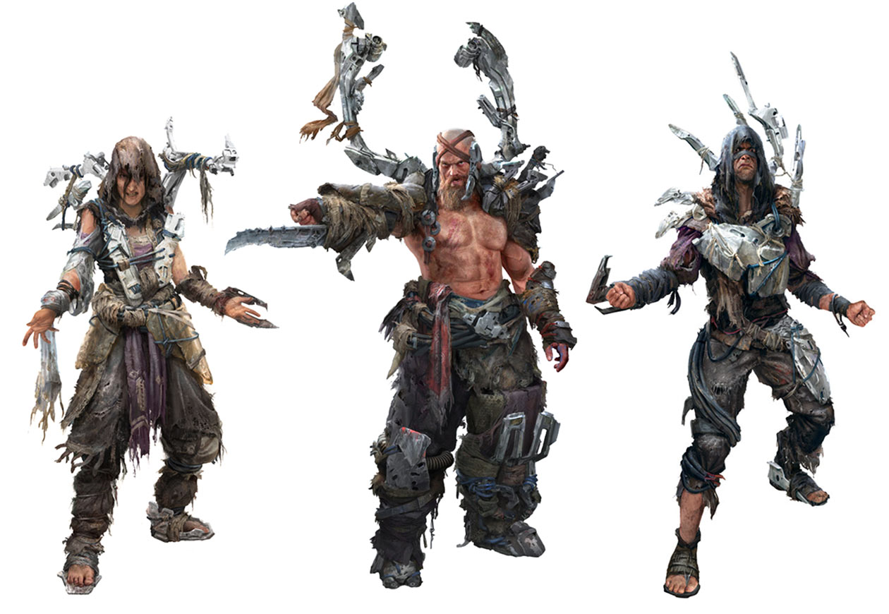 Bandits Concept Artwork from Horizon Zero Dawn