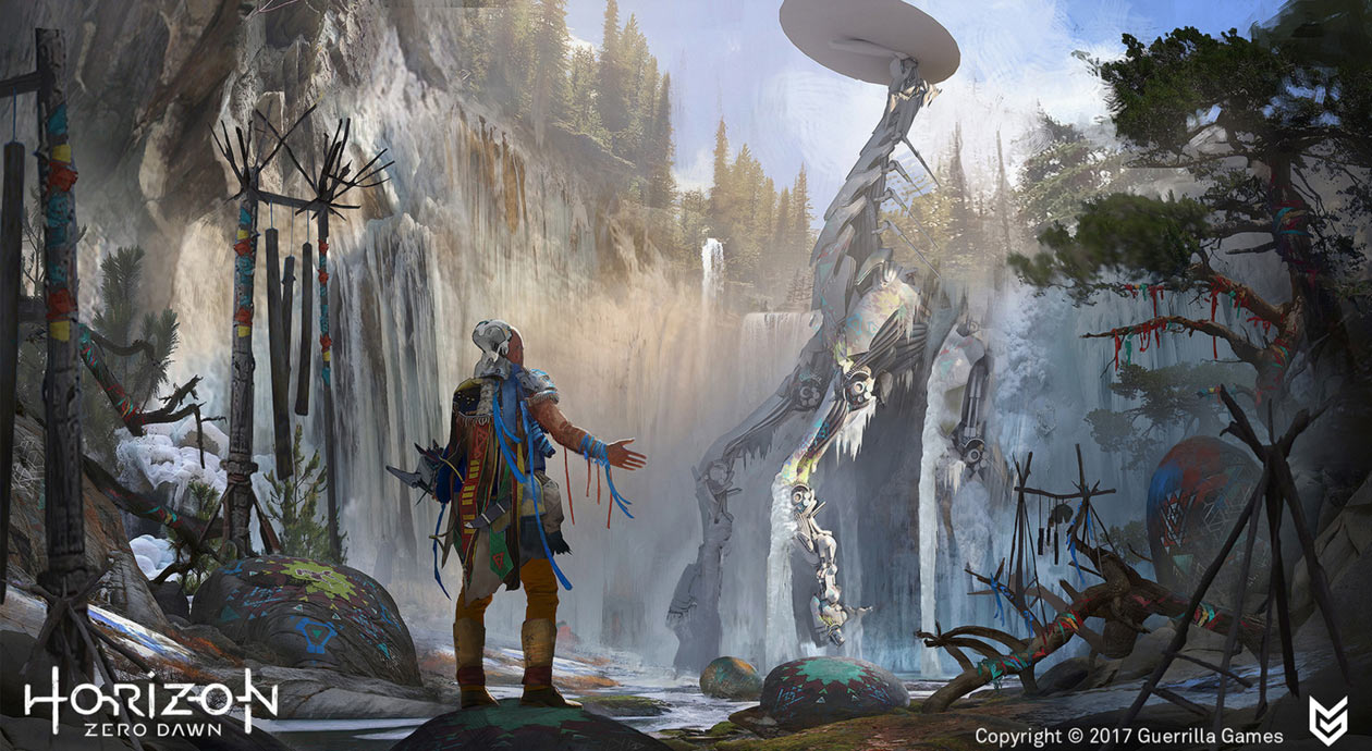 Banuk Concept Artwork from Horizon Zero Dawn