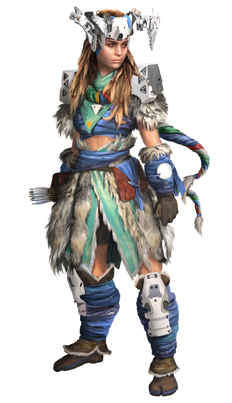 Banuk Trailblazer Outfit Concept Art from Horizon Zero Dawn