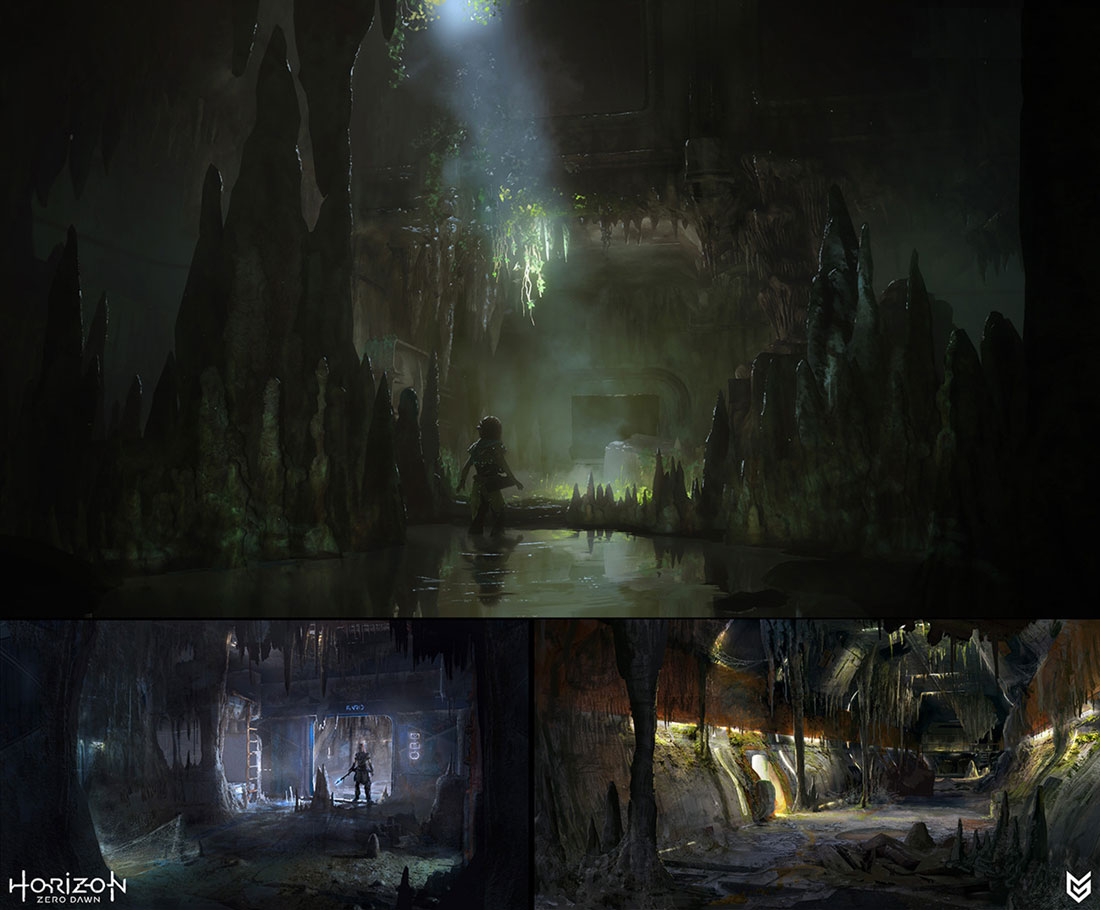 Bunker Concept Art from Horizon Zero Dawn