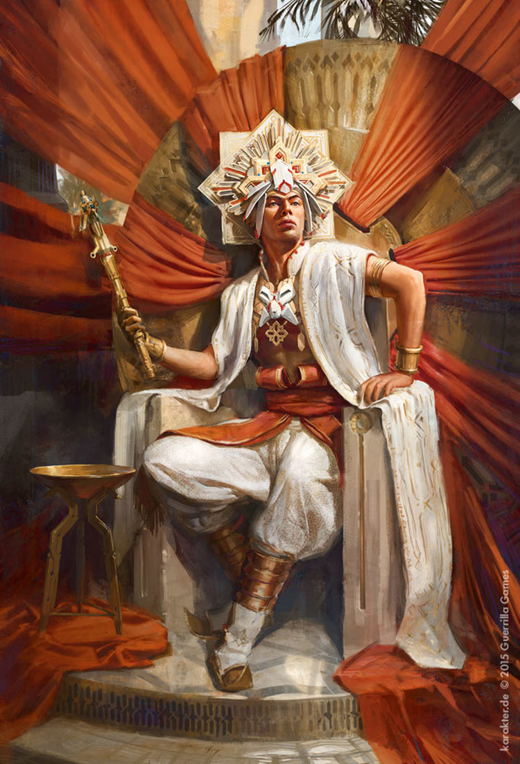 Carja King Concept Art from Horizon Zero Dawn