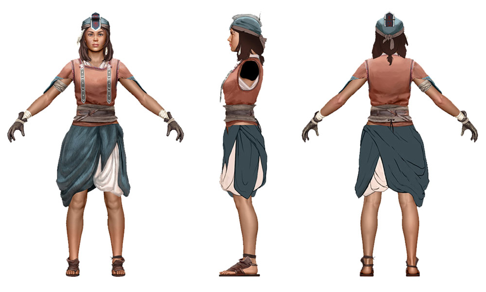 Carja Middle Class Concept Art from Horizon Zero Dawn