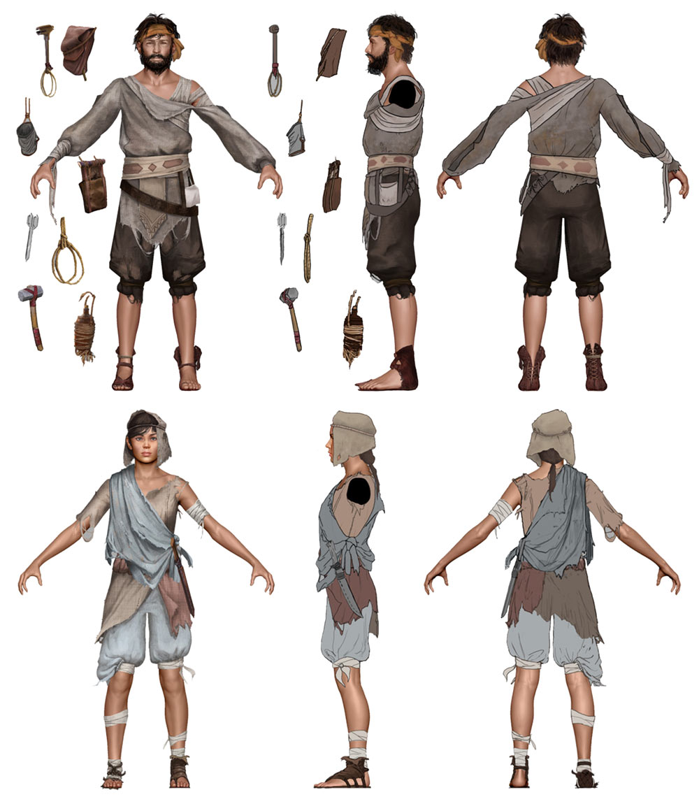 Carja Poor Concept Art from Horizon Zero Dawn