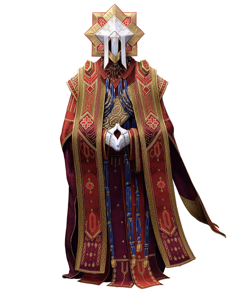 Carja Priest Concept Art from Horizon Zero Dawn