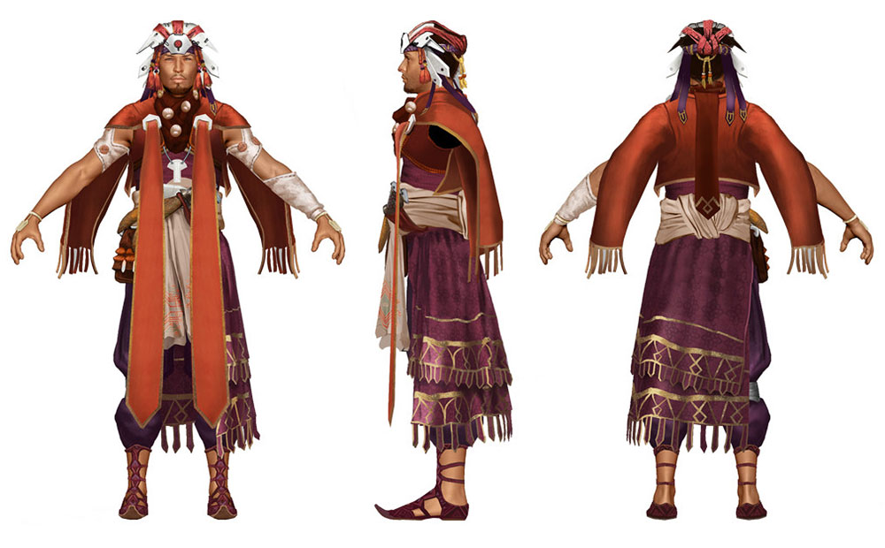 Carja Wealthy Concept Art from Horizon Zero Dawn