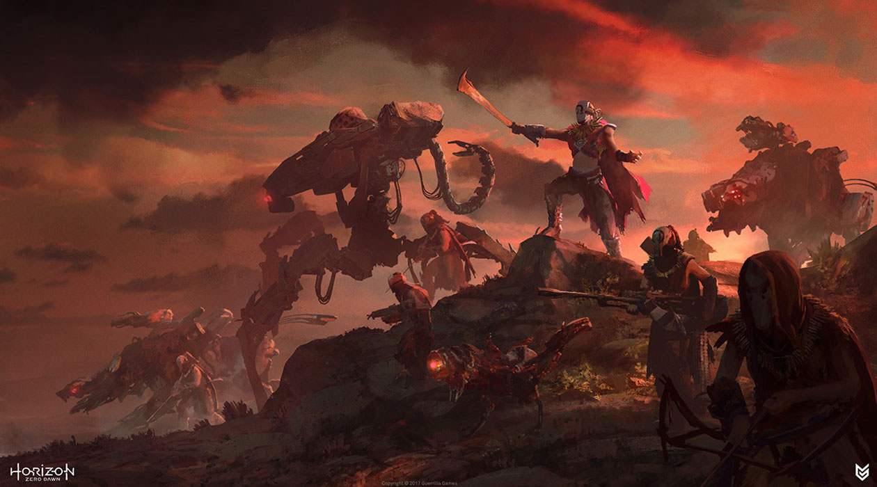 Eclipse Tribe Concept Art from Horizon Zero Dawn