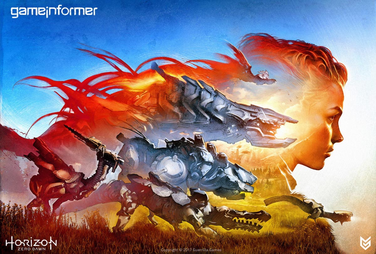 Game Informer Cover Artwork from Horizon Zero Dawn