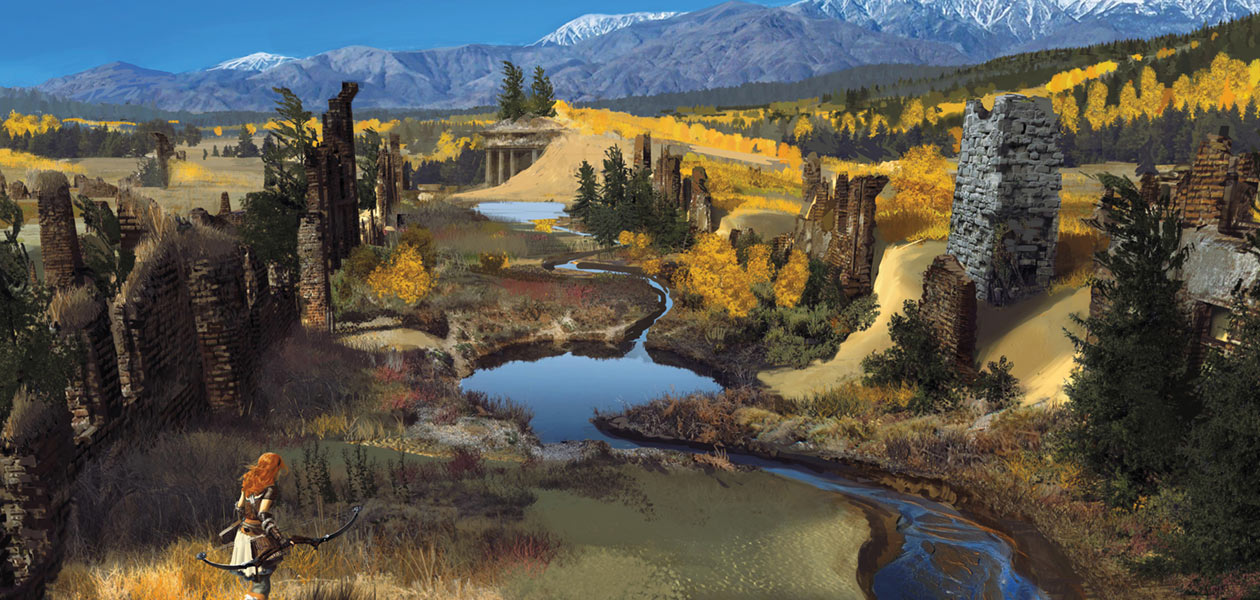 Living Waters Concept Art from Horizon Zero Dawn