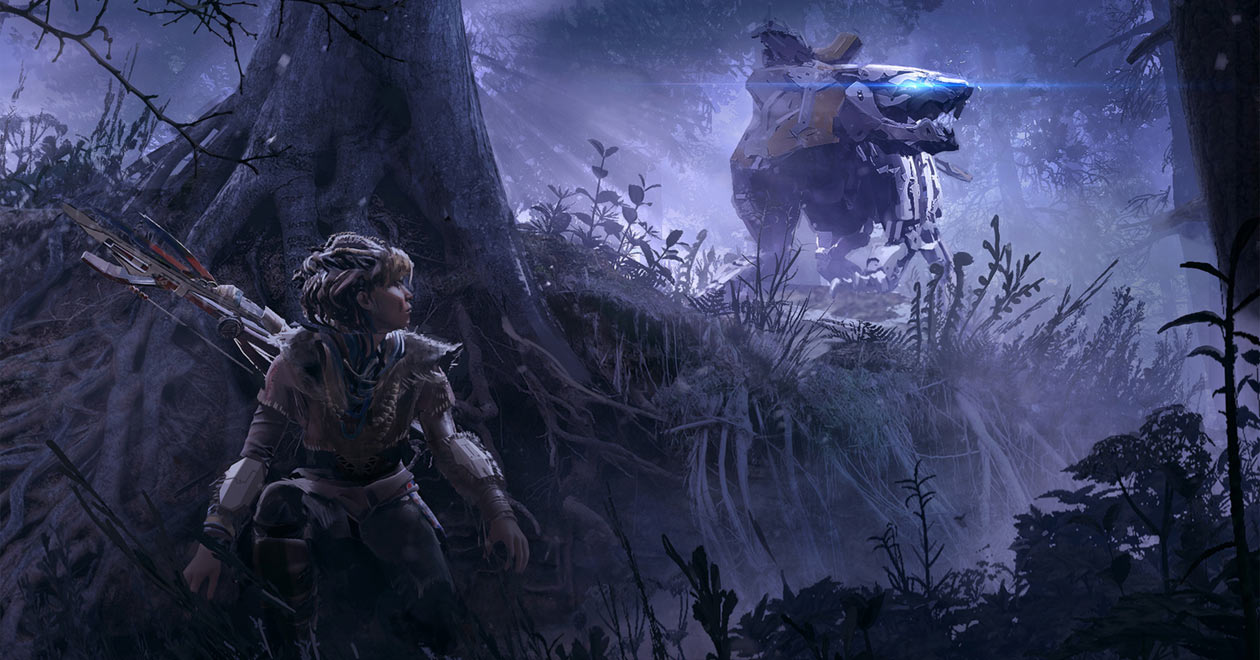 Mood Concept Artwork from Horizon Zero Dawn