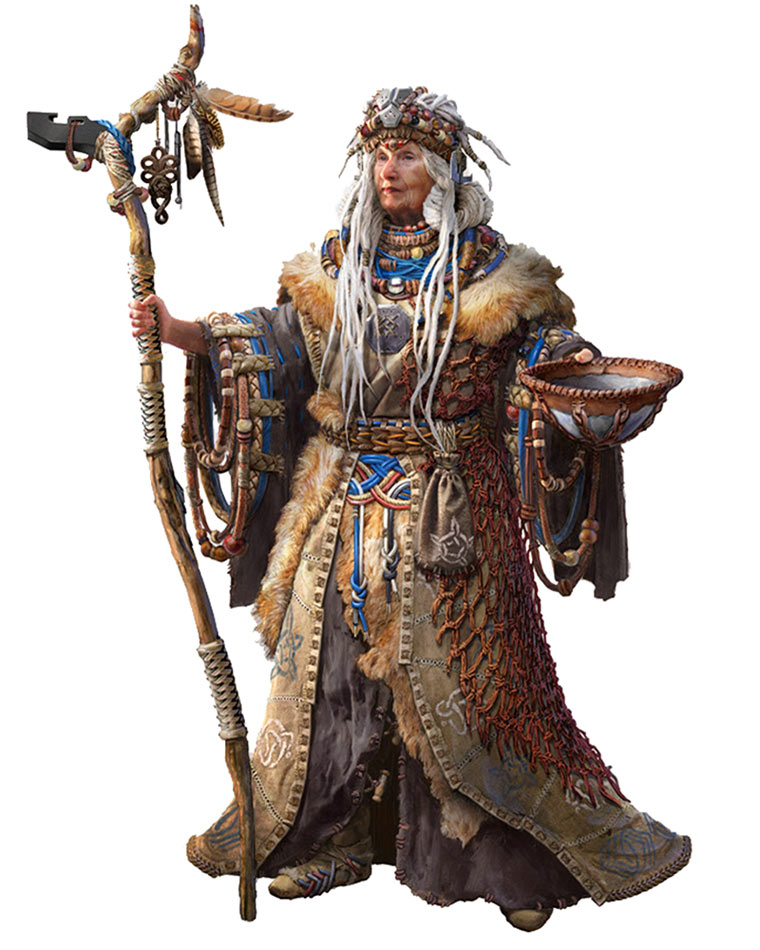 Nora Matriarch Concept Art from Horizon Zero Dawn
