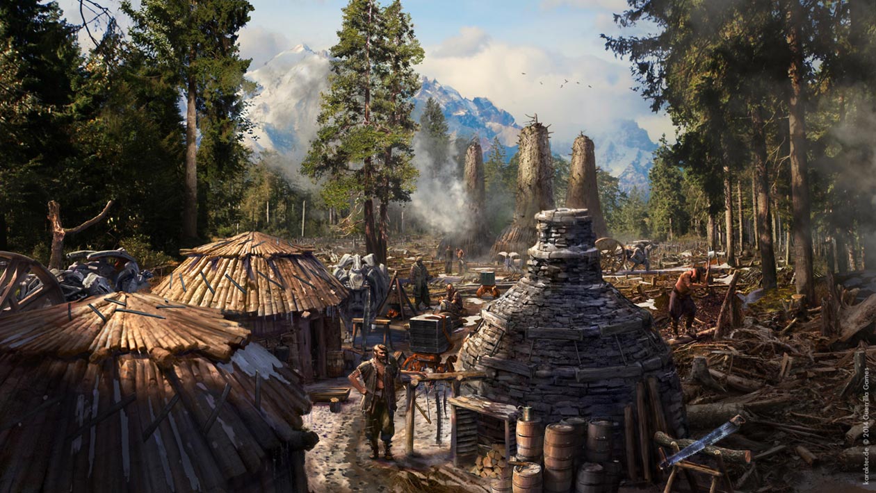 Oseram Burners Concept Art from Horizon Zero Dawn