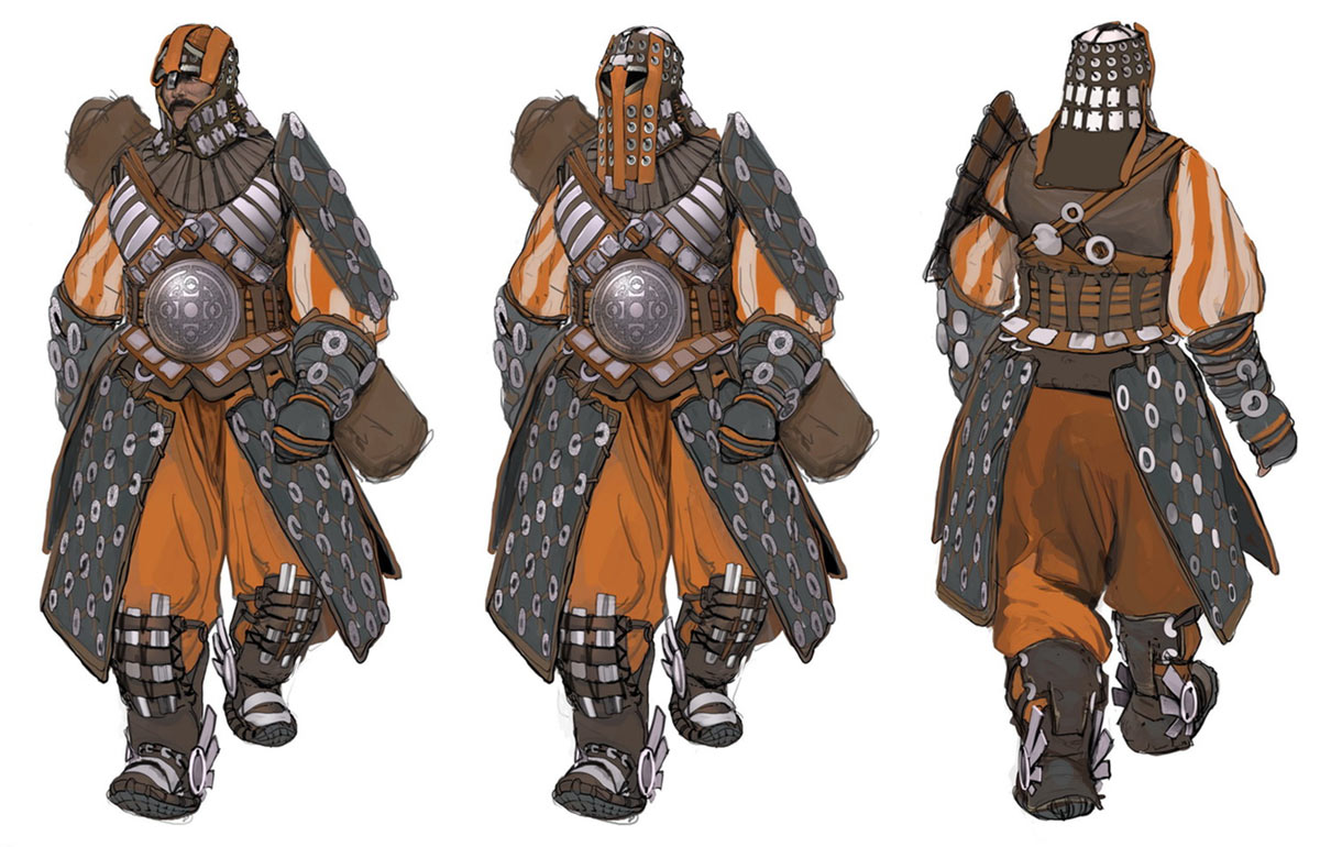 Oseram Male Vanguard Concept Art from Horizon Zero Dawn