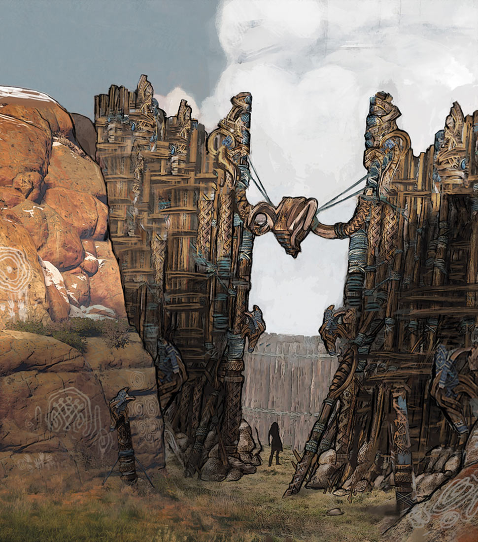 Rocky Mountain Park Concept Art from Horizon Zero Dawn