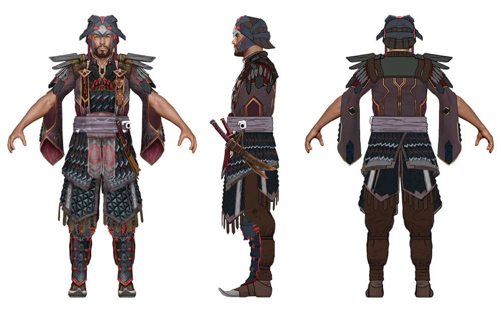 Shadow Carja Concept Artwork from Horizon Zero Dawn