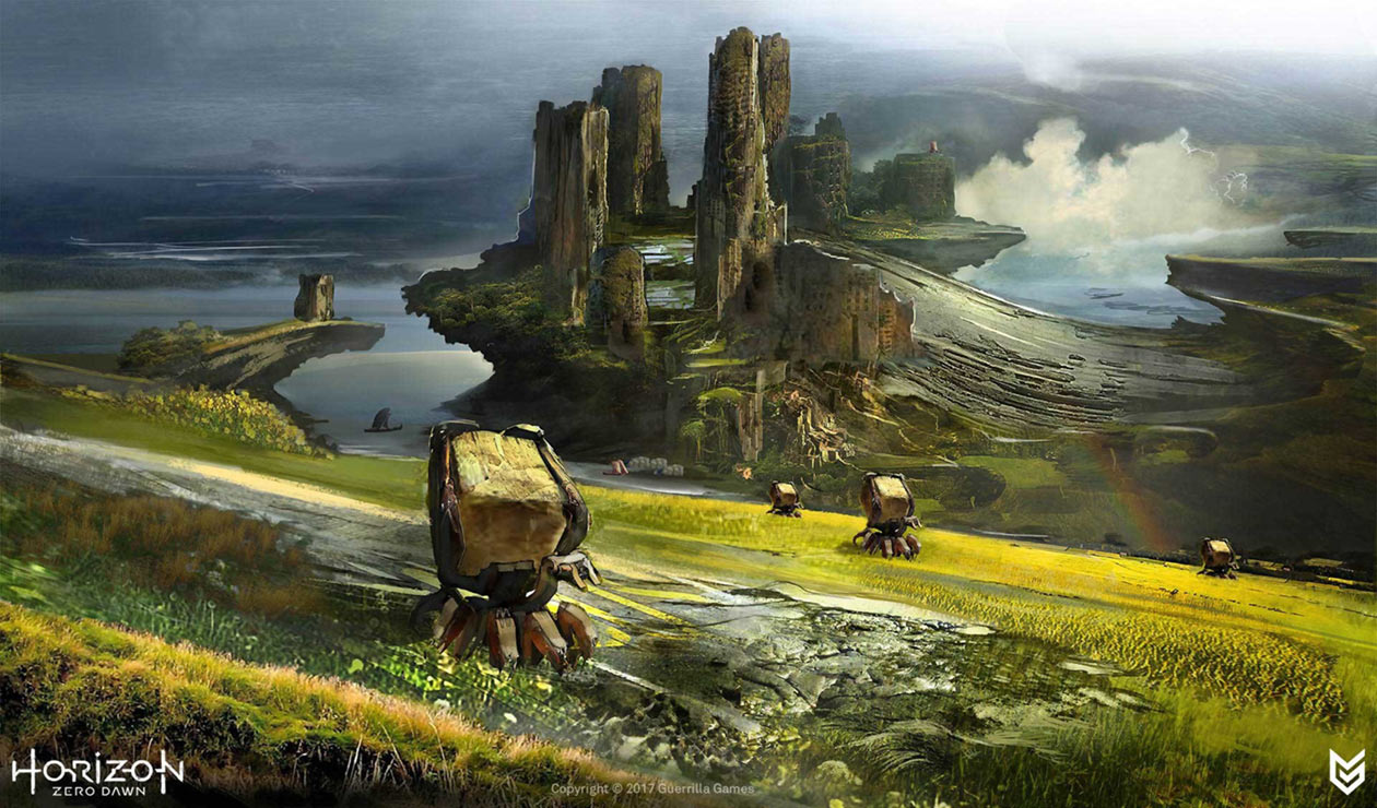 Shell Walker Artwork from Horizon Zero Dawn
