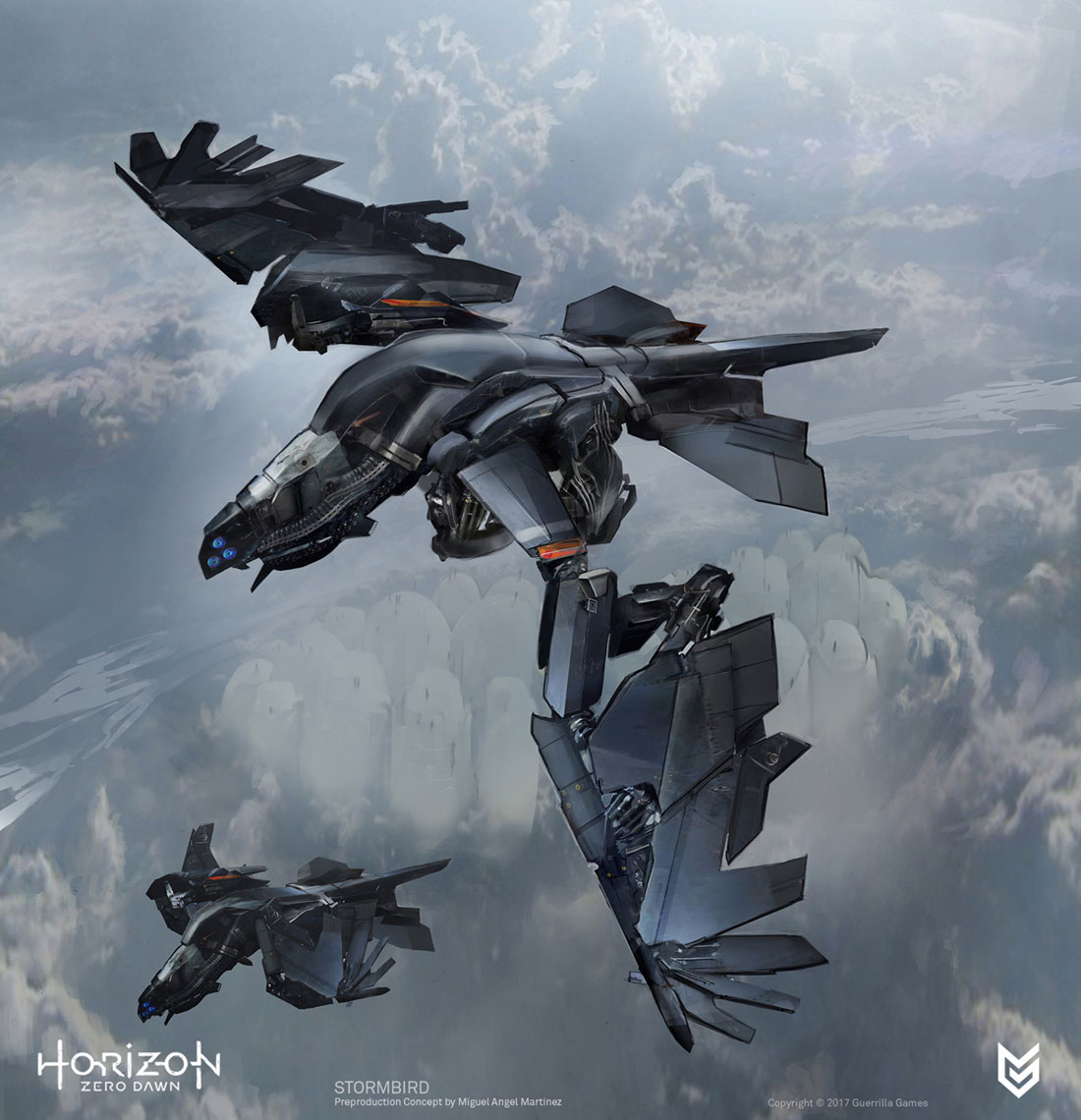 Stormbringer Early Concept Artwork from Horizon Zero Dawn