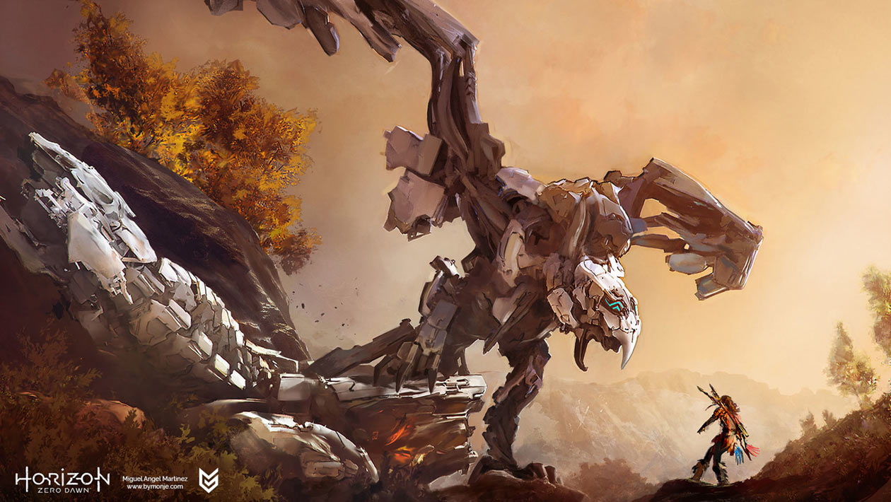 Stormbringer Concept Art from Horizon Zero Dawn