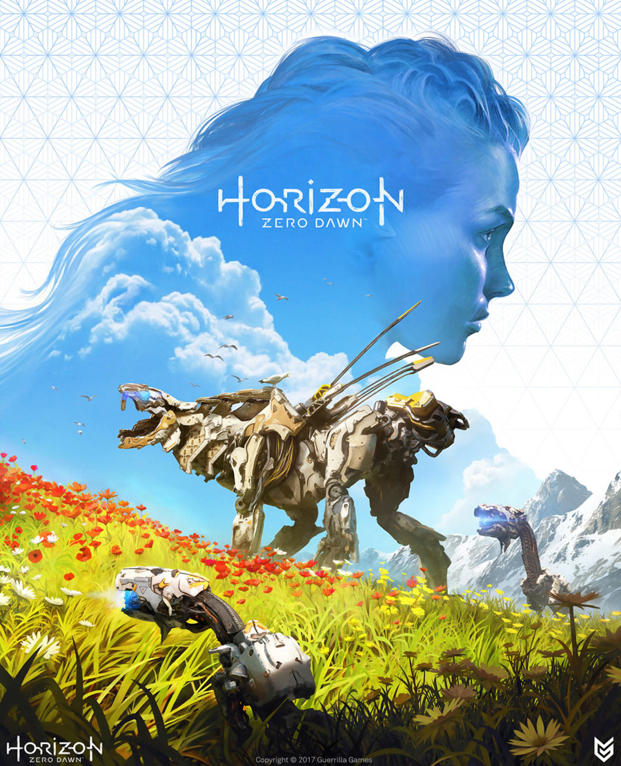Strategy Guide Cover Artwork from Horizon Zero Dawn