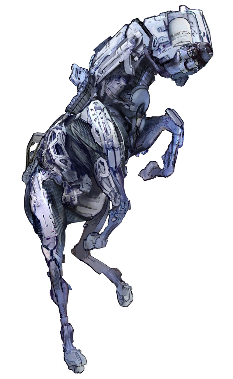 Strider Concept Art from Horizon Zero Dawn