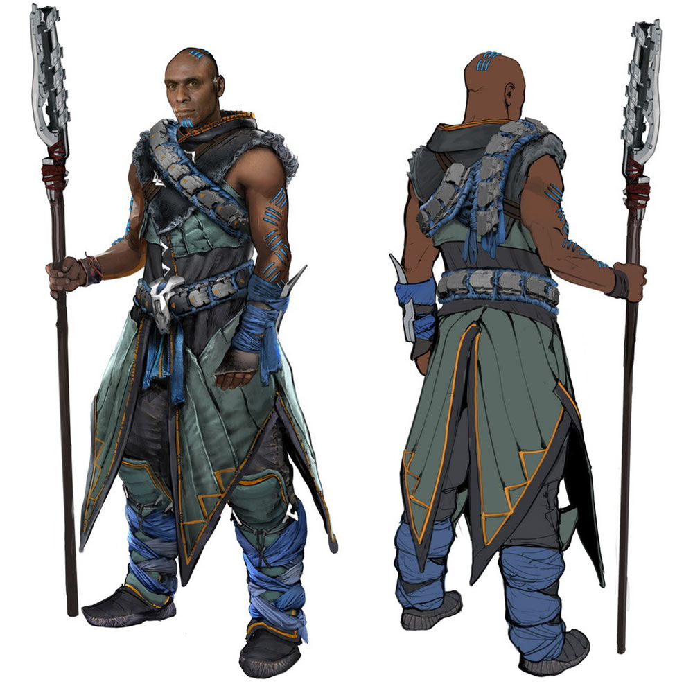 Sylens Concept Art from Horizon Zero Dawn
