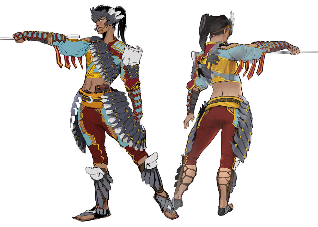 Talanah Concept Art from Horizon Zero Dawn