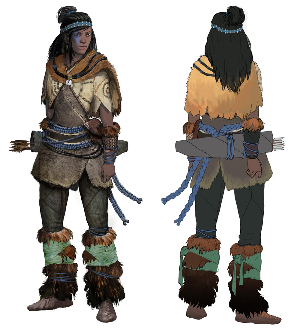 Vala Concept Art from Horizon Zero Dawn