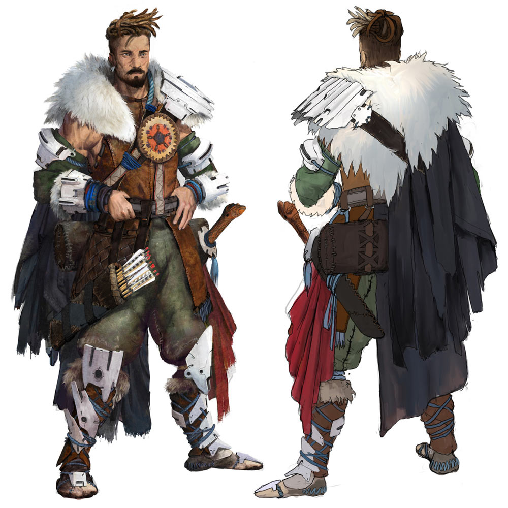 Varl Concept Art from Horizon Zero Dawn