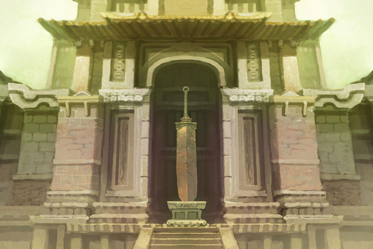 Sword Pedestal Artwork from Million Lore